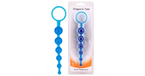 Dragonz Tale Anal Beads 20 5 Cm Blue The Hot Spot